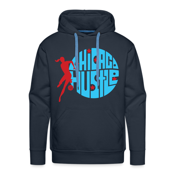 Chicago Hustle Hoodie (Premium) - navy