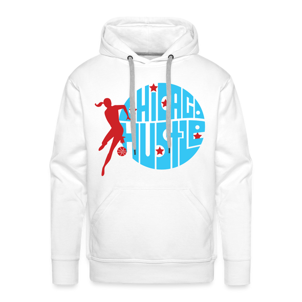 Chicago Hustle Hoodie (Premium) - white