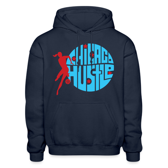 Chicago Hustle Hoodie - navy