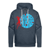 Chicago Hustle Hoodie (Premium) - heather denim