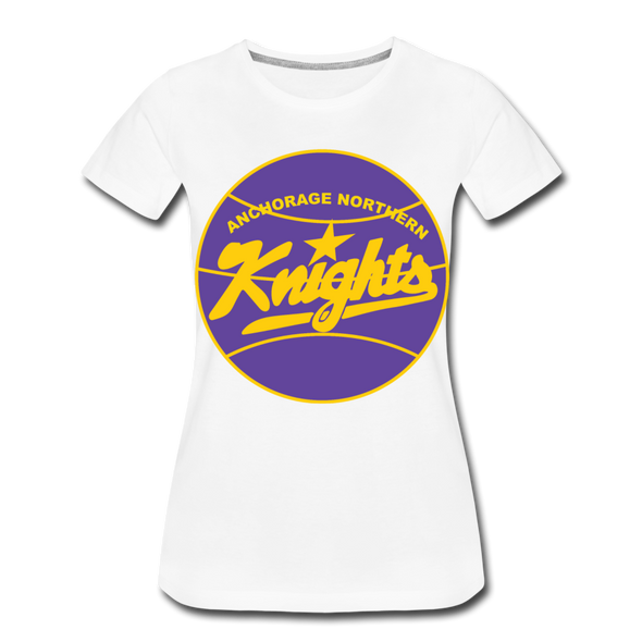 Anchorage Northern Knights Women's T-Shirt - white