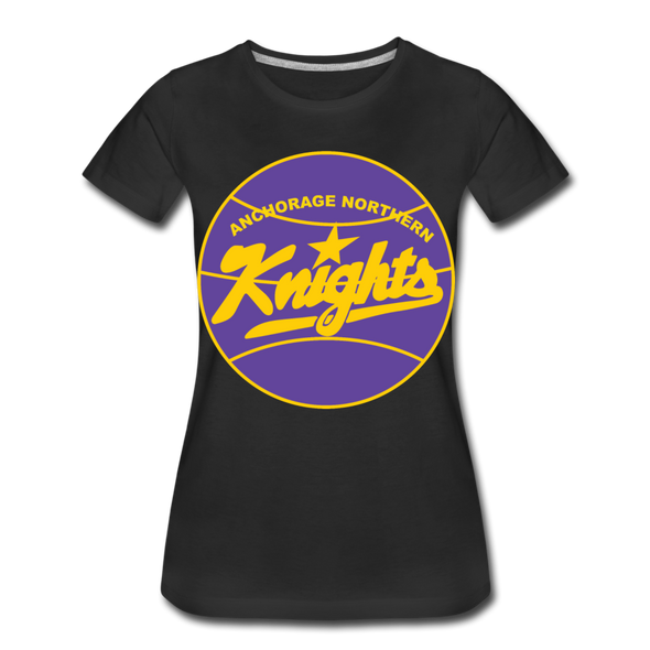 Anchorage Northern Knights Women's T-Shirt - black