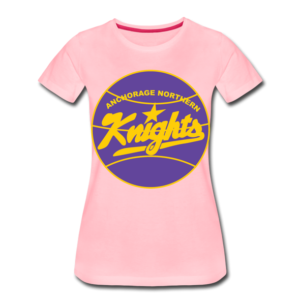 Anchorage Northern Knights Women's T-Shirt - pink
