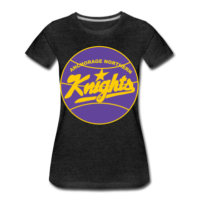 Anchorage Northern Knights Women's T-Shirt - charcoal gray