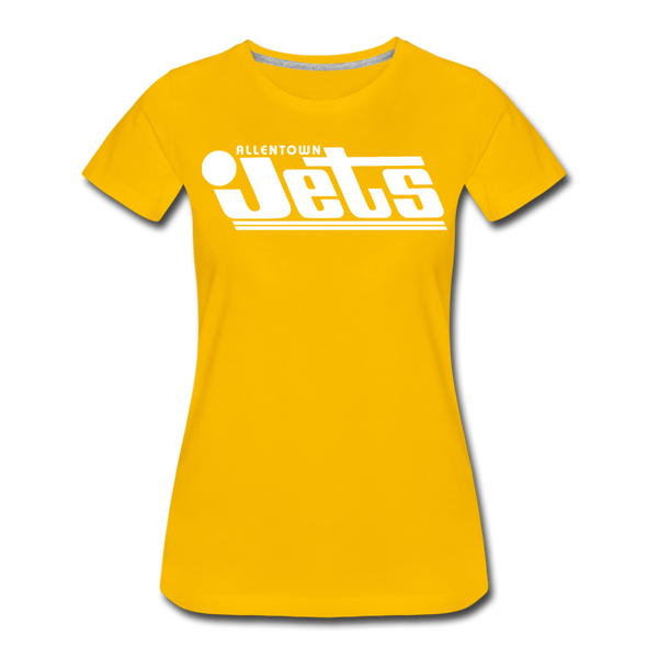 Allentown Jets Women’s T-Shirt - sun yellow