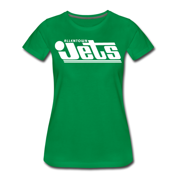Allentown Jets Women’s T-Shirt - kelly green