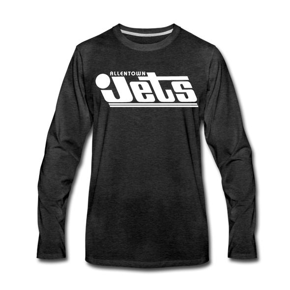 Allentown Jets Long Sleeve T-Shirt - charcoal gray