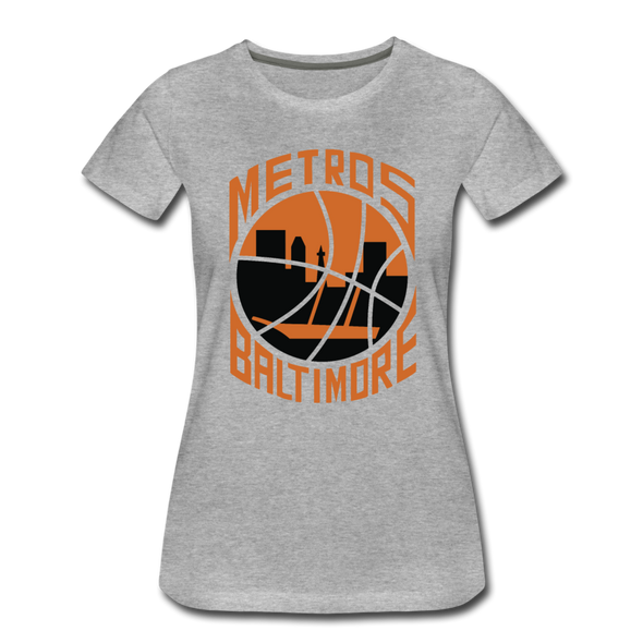 Baltimore Metros Women’s T-Shirt - heather gray