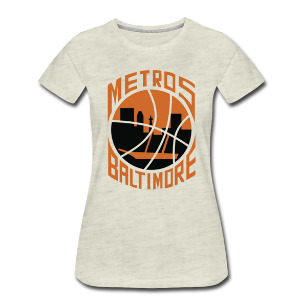 Baltimore Metros Women’s T-Shirt - heather oatmeal