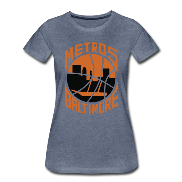 Baltimore Metros Women’s T-Shirt - heather blue