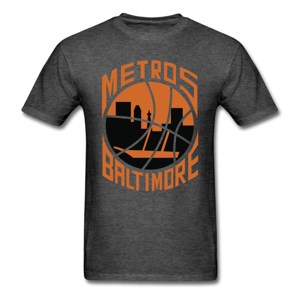 Rebound Vintage Hoops Baltimore Metros T-Shirt Charcoal / M