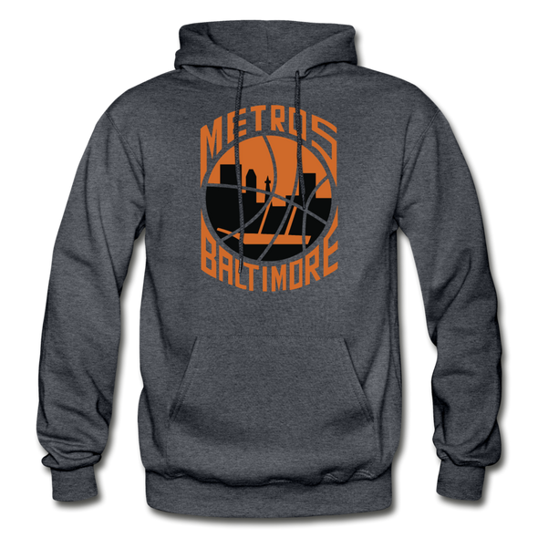 Baltimore Metros Hoodie - charcoal gray