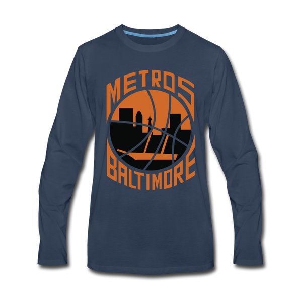 Baltimore Metros Long Sleeve T-Shirt - navy