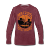 Baltimore Metros Long Sleeve T-Shirt - heather burgundy
