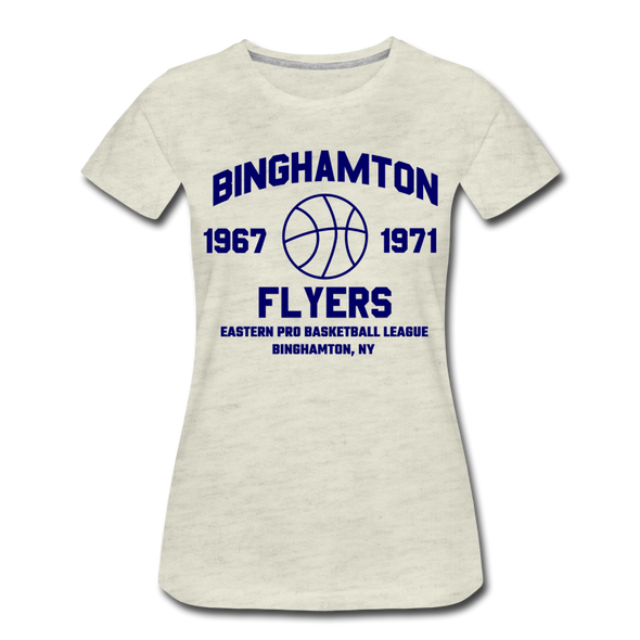 Binghamton Flyers Women’s T-Shirt - heather oatmeal