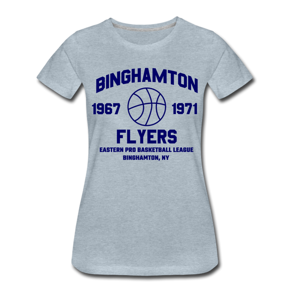 Binghamton Flyers Women’s T-Shirt - heather ice blue