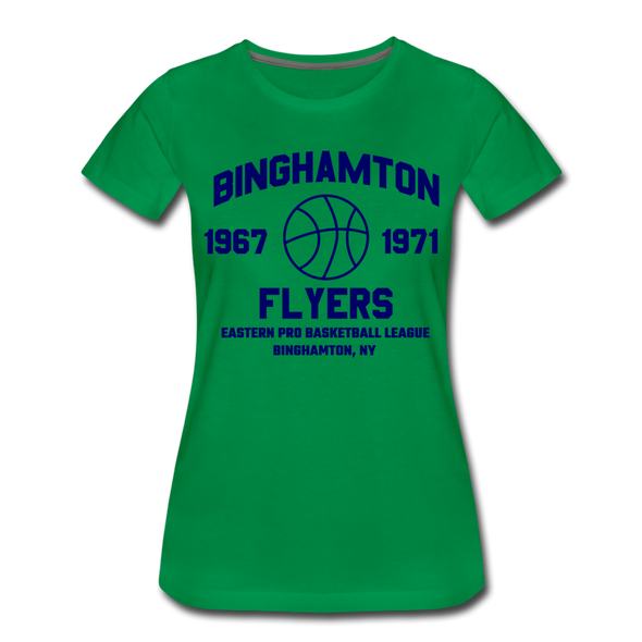 Binghamton Flyers Women’s T-Shirt - kelly green