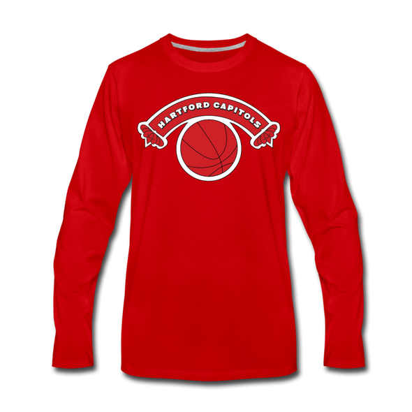 Hartford Capitols Long Sleeve T-Shirt - red