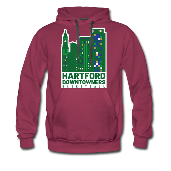 Hartford Downtowners Hoodie (Premium) - burgundy