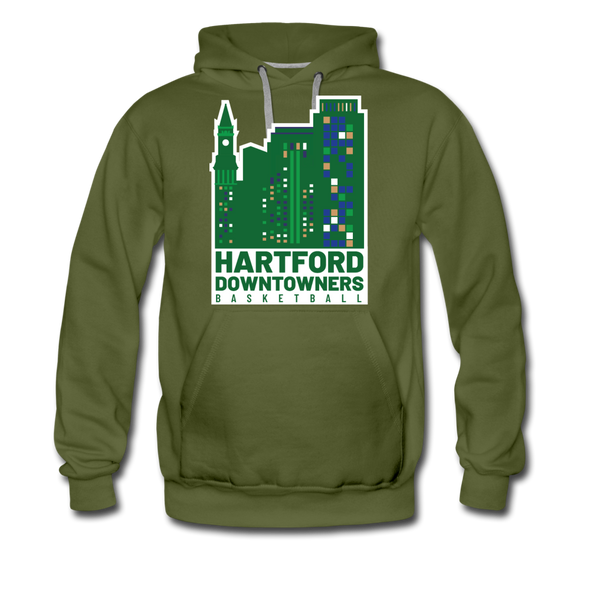 Hartford Downtowners Hoodie (Premium) - olive green
