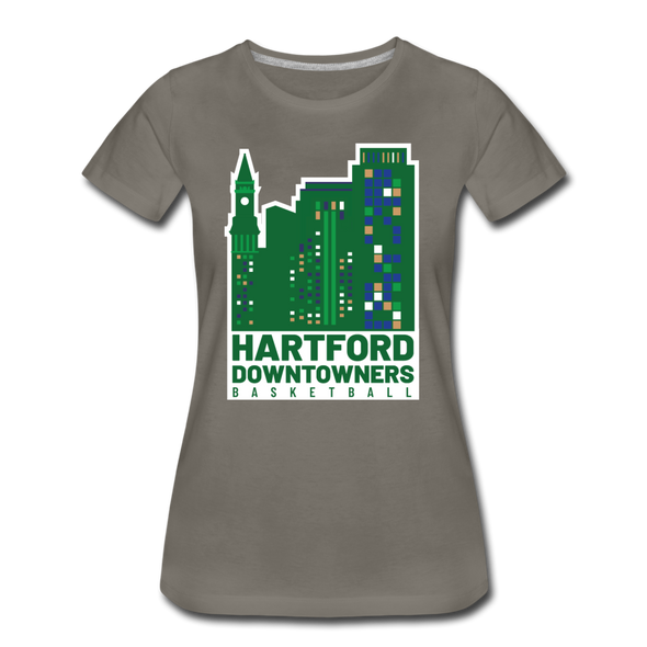 Hartford Downtowners Women’s T-Shirt - asphalt gray