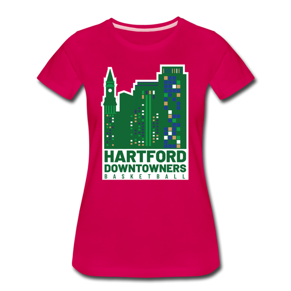 Hartford Downtowners Women’s T-Shirt - dark pink