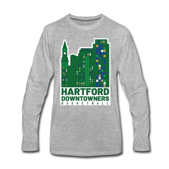 Hartford Downtowners Long Sleeve T-Shirt - heather gray