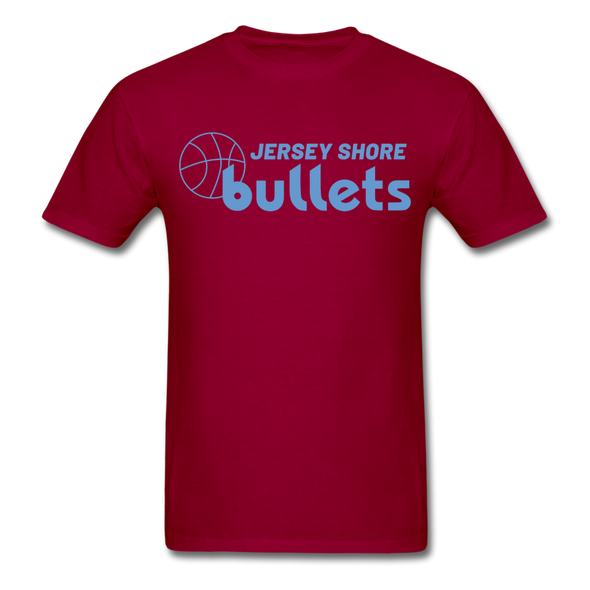Jersey Shore Bullets T-Shirt - dark red