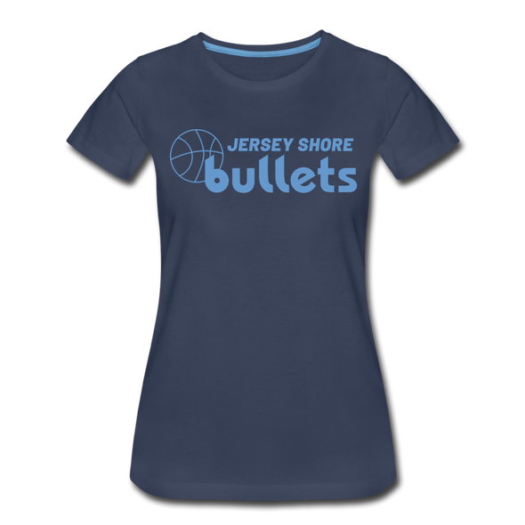 Jersey Shore Bullets Women’s T-Shirt - navy
