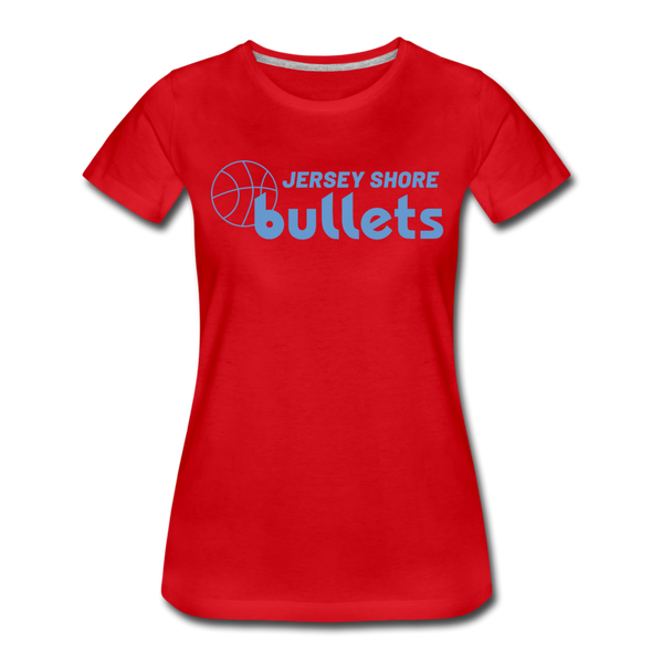 Jersey Shore Bullets Women’s T-Shirt - red