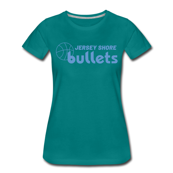 Jersey Shore Bullets Women’s T-Shirt - teal