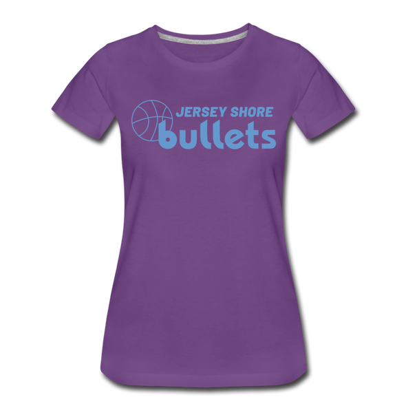 Jersey Shore Bullets Women’s T-Shirt - purple