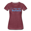 Jersey Shore Bullets Women’s T-Shirt - heather burgundy