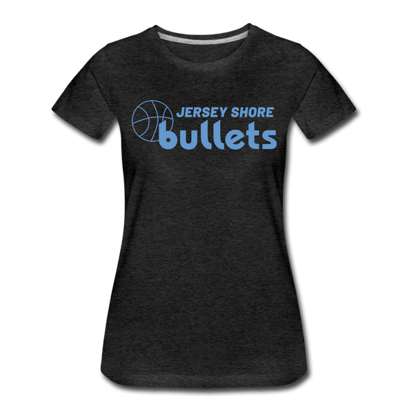 Jersey Shore Bullets Women’s T-Shirt - charcoal gray