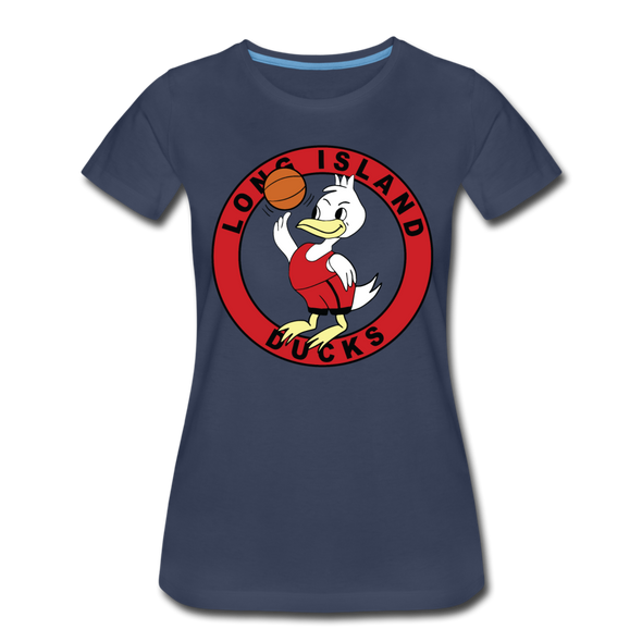 Long Island Ducks Women’s T-Shirt - navy