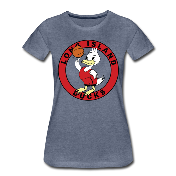Long Island Ducks Women’s T-Shirt - heather blue