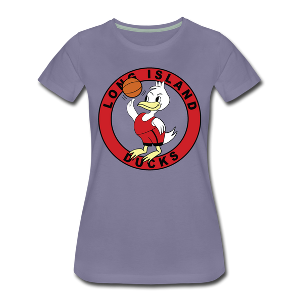 Long Island Ducks Women’s T-Shirt - washed violet