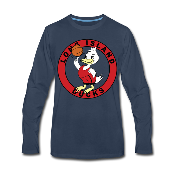 Long Island Ducks Long Sleeve T-Shirt - navy