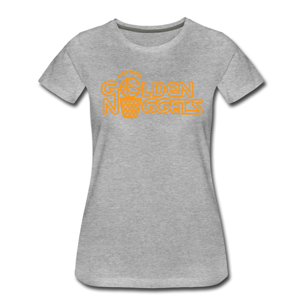 Montana Golden Nuggets Women’s T-Shirt - heather gray