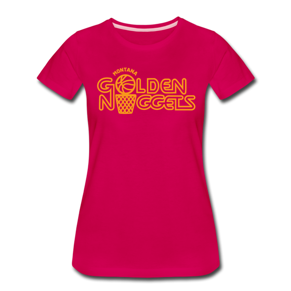 Montana Golden Nuggets Women’s T-Shirt - dark pink