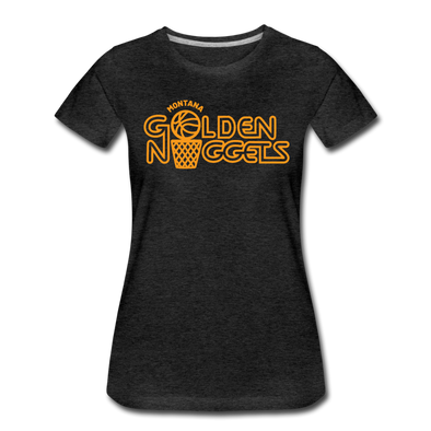 Montana Golden Nuggets Women’s T-Shirt - charcoal gray