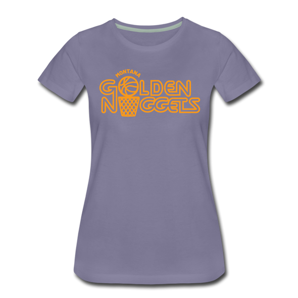 Montana Golden Nuggets Women’s T-Shirt - washed violet