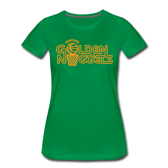 Montana Golden Nuggets Women’s T-Shirt - kelly green