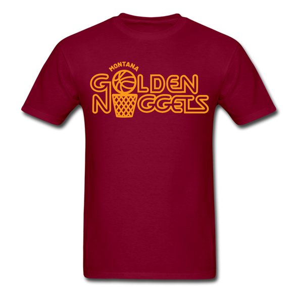 Montana Golden Nuggets T-Shirt - burgundy