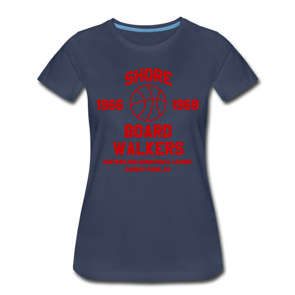 Shore Boardwalkers Women’s T-Shirt - navy