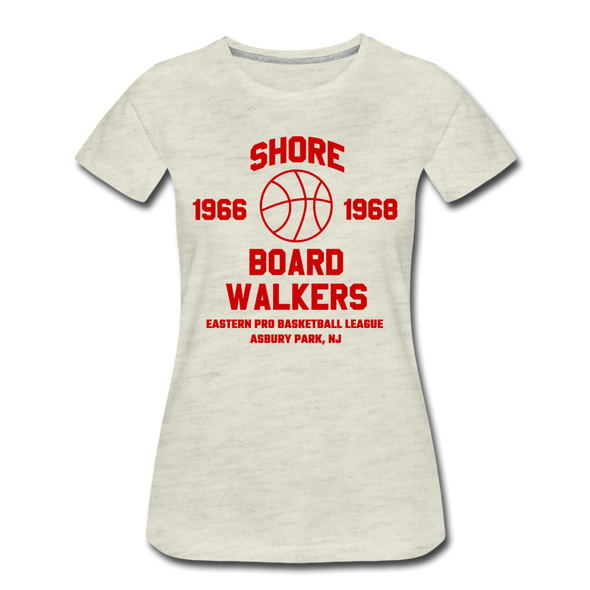 Shore Boardwalkers Women’s T-Shirt - heather oatmeal