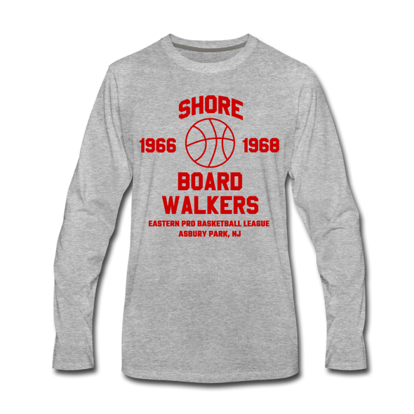 Shore Boardwalkers Long Sleeve T-Shirt - heather gray