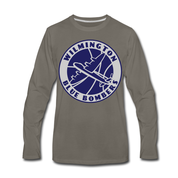 Wilmington Blue Bombers Long Sleeve T-Shirt - asphalt gray