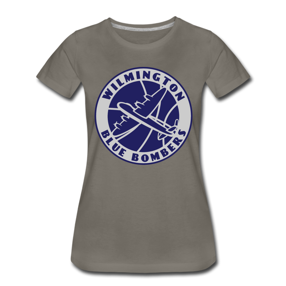 Wilmington Blue Bombers Women’s T-Shirt - asphalt gray