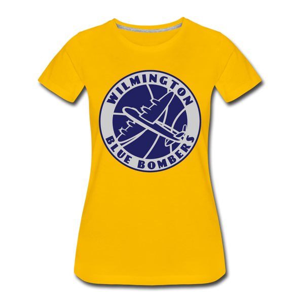 Wilmington Blue Bombers Women’s T-Shirt - sun yellow